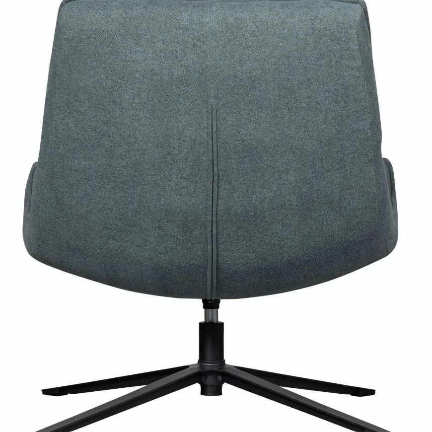 Woood Maudi draaifauteuil blue stone