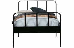 Woood Mees Bed Metaal Zwart 90x200 Cm