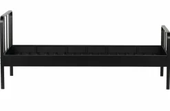 Woood Mees Bed Metaal Zwart 90x200 Cm