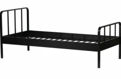 Woood Mees Bed Metaal Zwart 90x200 Cm