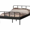 Woood Mees Bed Twijfelaar Metaal Zwart 120x200cm