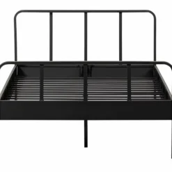 Woood Mees Bed Twijfelaar Metaal Zwart 120x200cm
