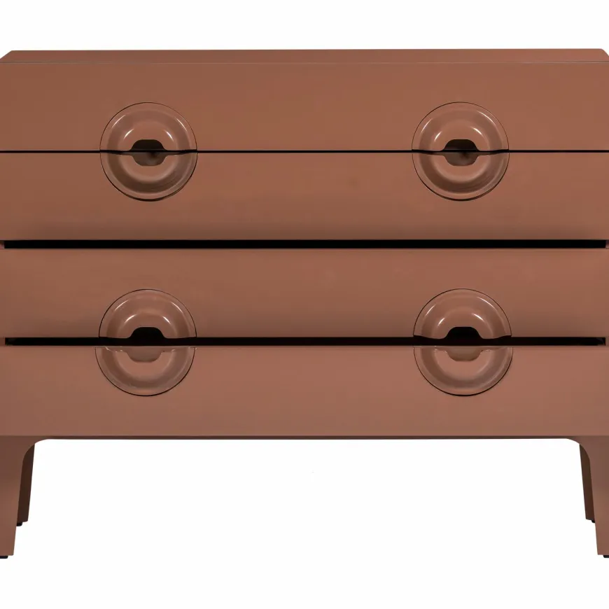 Woood Merge ladekast/commode oudroze