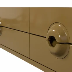 Woood Merge tv meubel hout honinggeel