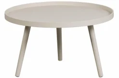 Woood Mesa Bijzettafel L Hout Antique Beige 34 X Ø 60