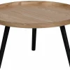 Woood Mesa Bijzettafel L Hout Naturel 34xØ60