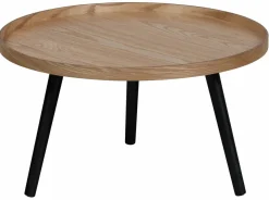Woood Mesa Bijzettafel L Hout Naturel 34xØ60