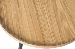 Woood Mesa Bijzettafel M Hout Zwart 45x45