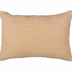 Woood MESI kussen met streep aubergine/beige 40x60CM