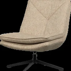 Woood Milaro draaifauteuil naturel melange