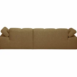 Woood MOJO chaise longue rechts boucle geel bruin melange