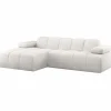 Woood Mojo Chaise Longue Bank Links Wollig Ecru