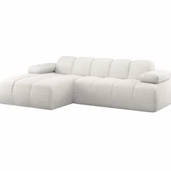 Woood Mojo Chaise Longue Bank Links Wollig Ecru