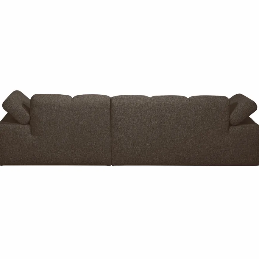 Woood MOJO chaise longue rechts boucle bruin melange