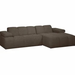 Woood MOJO chaise longue rechts boucle bruin melange