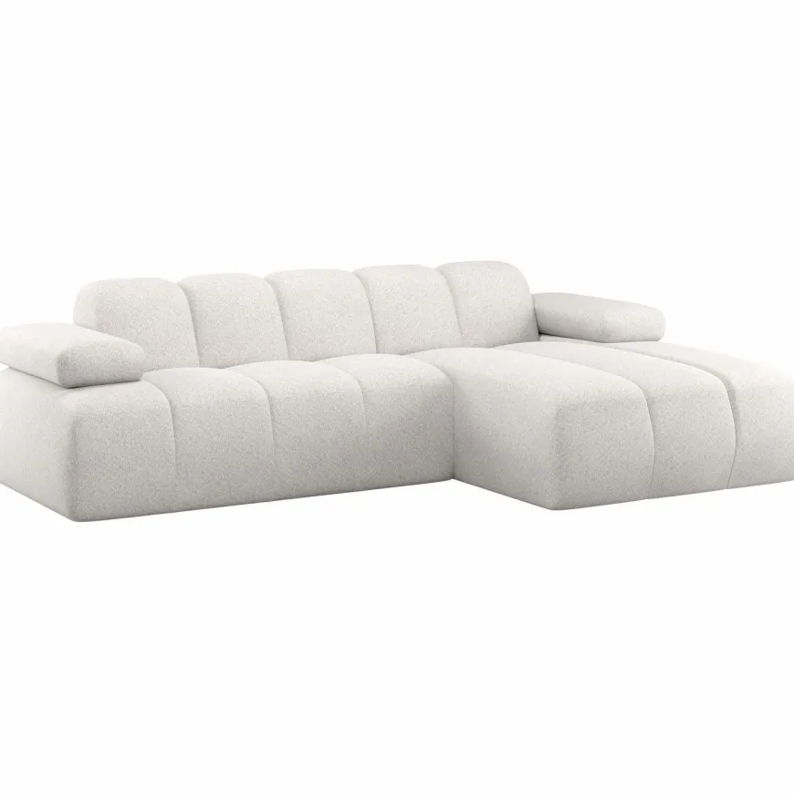 Woood Mojo Chaise Longue Bank Rechts Wollig Ecru