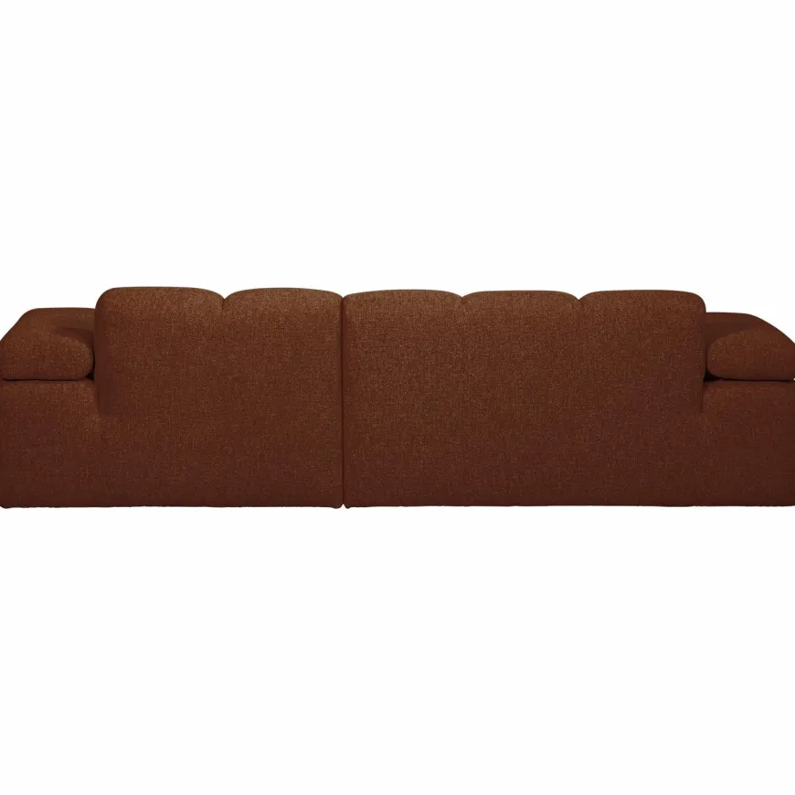 Woood MOJO chaise longue rechts boucle roestbruin melange