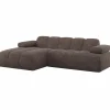 Woood Mojo Chaise Longue Bank Links Wollig Bruin