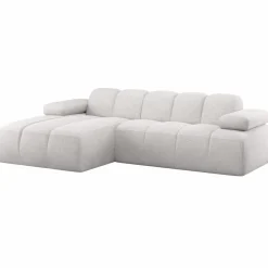Woood Mojo Chaise Longue Bank Links Boucle Ecru Melange