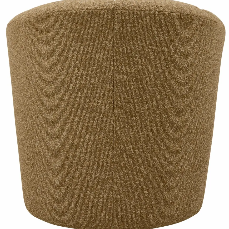 Woood MOJO draaifauteuil boucle geel/bruin melange
