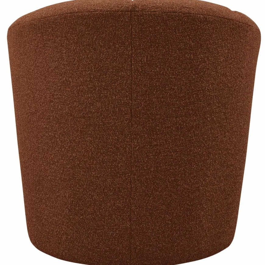 Woood MOJO draaifauteuil boucle roestbruin melange