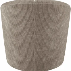 Woood MOJO draaifauteuil geweven ribstof donker zand