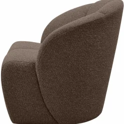 Woood MOJO draaifauteuil boucle bruin melange