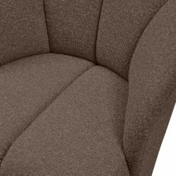 Woood MOJO draaifauteuil boucle bruin melange