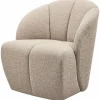 Woood MOJO draaifauteuil boucle beige melange