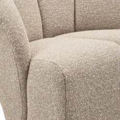 Woood MOJO draaifauteuil boucle beige melange