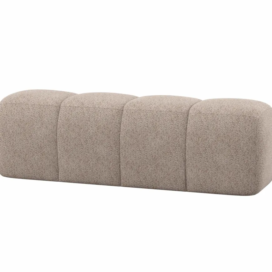 Woood Mojo Eetbankje 164 Cm Wollig Donkerzand