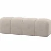 Woood Mojo Eetbankje 164 Cm Ribstof Ecru