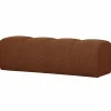 Woood MOJO eetbankje 164CM boucle roestbruin melange