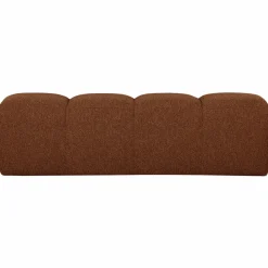 Woood MOJO eetbankje 164CM boucle roestbruin melange