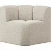 Woood Mojo Eetbankje Hoek Met Rugleuning Boucle Beige Melange