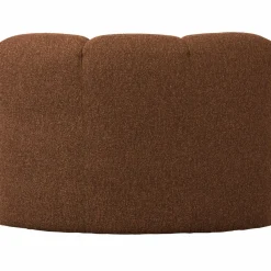 Woood Mojo Eetbankje Hoek Met Rugleuning Boucle Roestbruin Melange