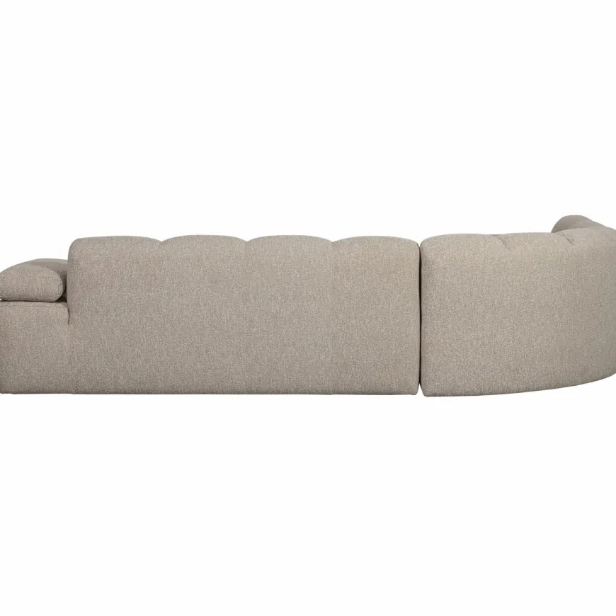 Woood Mojo Hoekbank Links Boucle Beige Melange
