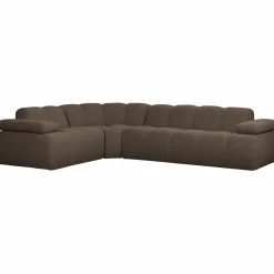 Woood Mojo Hoekbank Links Boucle Bruin Melange