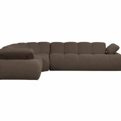 Woood Mojo Hoekbank Links Boucle Bruin Melange