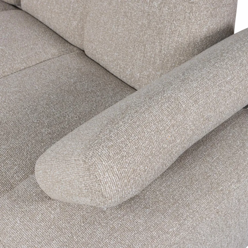 Woood Mojo Hoekbank Rechts Boucle Beige Melange