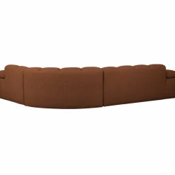 Woood Mojo Hoekbank Rechts Boucle Roestbruin Melange