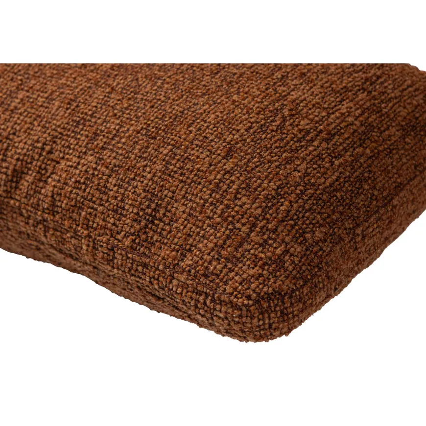 Woood Mojo kussen boucle roestbruin melange