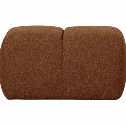 Woood Mojo poef 45x84x64cm boucle roestbruin melange