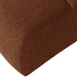Woood Mojo poef 45x84x64cm boucle roestbruin melange