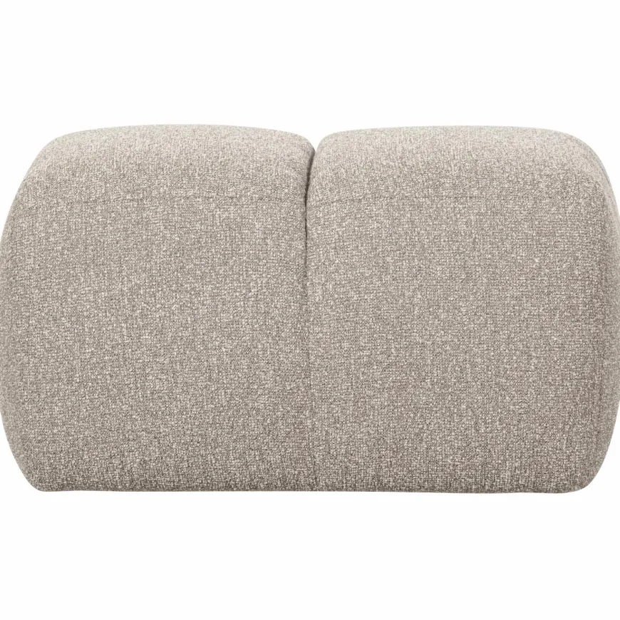 Woood Mojo poef 45x84x64cm boucle beige melange
