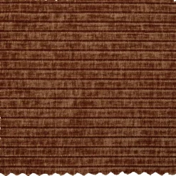 Woood Mojo poef 45x84x64cm geweven ribstof roestbruin