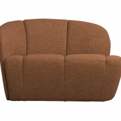 Woood Mojo 2-Zits Bankje Links Boucle Roestbruin Melange