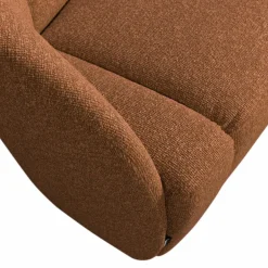 Woood Mojo 2-Zits Bankje Links Boucle Roestbruin Melange