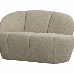 Woood Mojo 2-zits bankje links bouclé beige melange