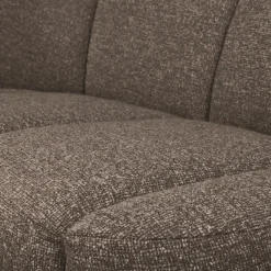 Woood Mojo 2-Zits Bankje Links Boucle Bruin Melange